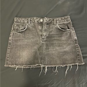 Black washed BDG jeans skirt